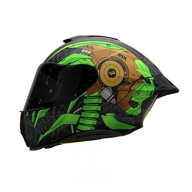 2025 New Style High Quality Custom Logo ECE Certified Full Face Helmet Motorcycle Helmet Single Lens Moto Helmet Visor Casco