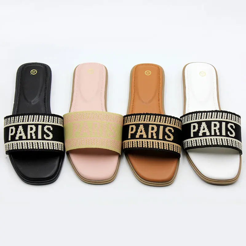 Moda ayakkabı kadın yaz bayanlar kadınlar için düz ayakkabı yeni tasarımcı sandalet yaz bayanlar için düz ayakkabı yeni tasarımcı sandalet