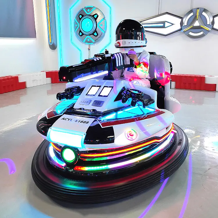 سيارة إنشي باتل الكهربائية المثالية للأطفال تدور 360 درجة ملاهي تجارية ألعاب ركوب الواقع الافتراضي المغلقة