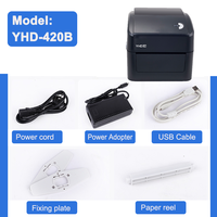 Imprimante d'Étiquettes Thermique 4 Pouces Thermique Direct pour Bureau 203 DPI USB BT YHD-420B