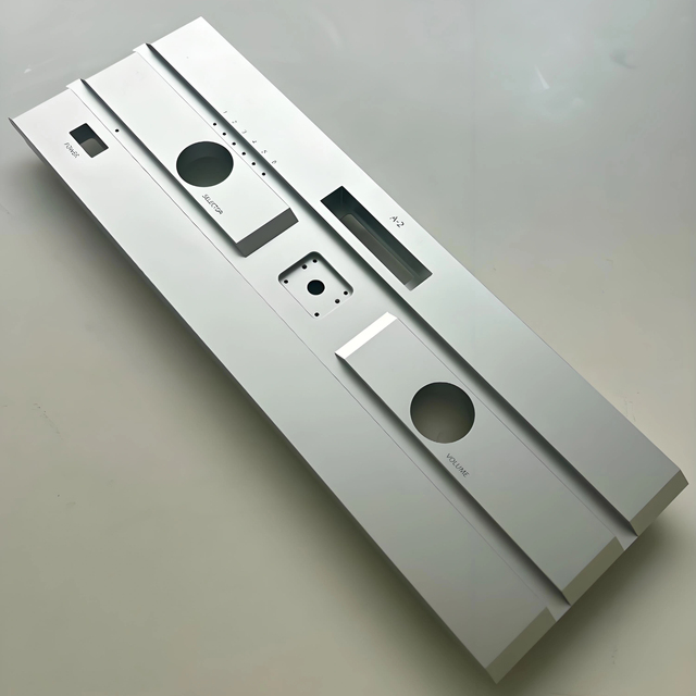 320*100*25mm Aluminum Extruded Front Panel for Power Amplifier Audio Products Accessories