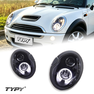 พิมพ์สำหรับ2001-2007 BMW ชุดไฟหน้า R50ขนาดเล็ก LED เลนส์และไฟวิ่งกลางวันสำหรับ R52และ R53รุ่น - Product Image 1
