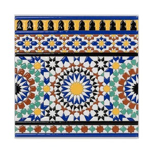 Piastrella per Bordo Patio Rosette 20x20 Cm Lucida con Bordi Rettificati - Product Image 4