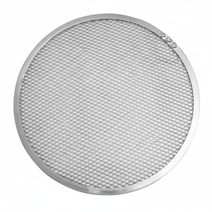 Stampo per Pizza in Alluminio Forato Diametro 30,5 cm - Set da 96 Pezzi Include Pala per Pizza Vassoio Teglia in Legno per Cottura - Product Image 2
