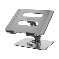 Support de tablette PC en alliage d'aluminium à 360 rotation Support de support pour ordinateur portable réglable Portable