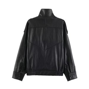 TAOP&ZA Style Européen et Américain 2026 Nouvelle <span class=keywords><strong>Veste</strong></span> Décontractée Ample Rétro à Col Montant et Manches Longues pour <span class=keywords><strong>Femme</strong></span> 4341842 - Product Image 3