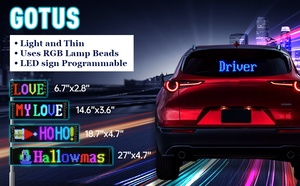 5V2A USB <span class=keywords><strong>LED</strong></span> xe dấu hiệu Bảng điều chỉnh 16*64 RGB ánh sáng ma trận chiếu sáng linh hoạt không thấm nước Màn hình hiển thị cho xe tải mắt <span class=keywords><strong>LED</strong></span> chiếu sáng - Product Image 5