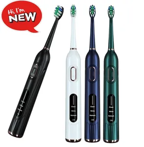 Nouvelle brosse à dents électrique pour adultes, charge USB, brosse à dents électrique sonique de nettoyage, brosse à dents de voyage à 3 Modes