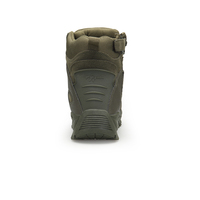 Bottes tactiques montantes en cuir suédé double face, légères, avec embout de protection en maille et soutien de la voûte plantaire, semelle en caoutchouc – Vente directe usine