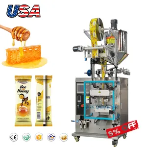 Hochwertige vertikale Plastiktüte Honig Soße Paste Abfüllmaschine viskose Flüssigkeit automatische Verpackungsmaschine