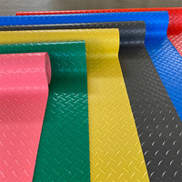 Rutsch feste PVC-Diamant platte Bodenbelag matte Münz garage Werkstatt Vinyl rolle mit Schneid service für den Auto gebrauch Gummi produkt