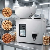 Machine de remplissage semi-automatique de granulés et de poudres, distributeur de bureau pour l'emballage de riz, noix, épices, farine, céréales et matériaux secs