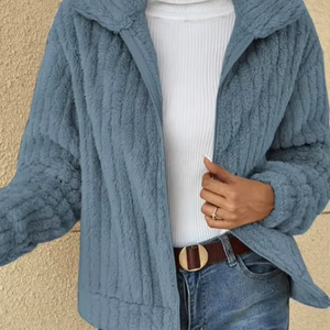 <span class=keywords><strong>Cardigan</strong></span> in pelliccia da donna <span class=keywords><strong>con</strong></span> collo corto giacca Casual calda e comoda - Product Image 1
