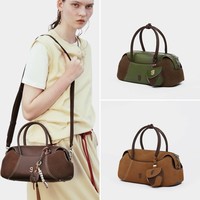 Style niche design rétro sac Femme bandoulière simple épaule portant grand sac de baseball