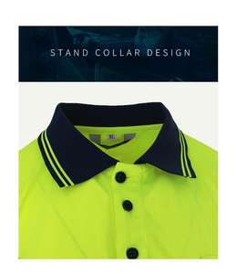 Polo à manches longues, chemise à séchage rapide pour les travailleurs sanitaires, vêtements <span class=keywords><strong>de</strong></span> protection du travail et <span class=keywords><strong>de</strong></span> circulation pour les chantiers <span class=keywords><strong>de</strong></span> construction - Product Image 5