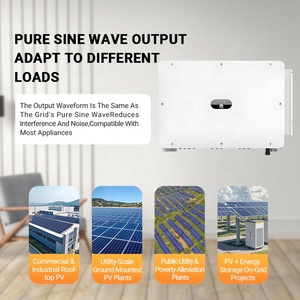 SUN2000-150K-MG0อินเวอร์เตอร์พลังงานแสงอาทิตย์แบบกริด150KW อินเวอร์เตอร์แบบเพียวไซน์เวฟพร้อมชุด MPPT สำหรับใช้ในบ้าน - Product Image 3