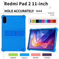 Çocuklar Xiaomi Redmi için ped 2 11 inç 2025 Tablet darbeye kapak Redmi için ped 2 11 "yumuşak silikon koruyucu kabuk standı