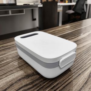 Conteneur à lunch isotherme OEM 1000 ml sans fil rechargeable par USB avec affichage numérique LED multifonction pour la maison, la voiture et l'extérieur - Product Image 1