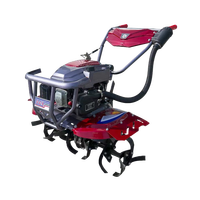 Motoculteur agricole 7 CV, moteur essence 2 temps, transmission par engrenages, trois roues, haute productivité