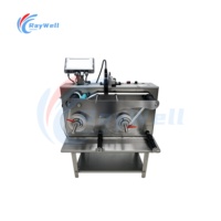 Machine automatique de rembobinage et de codage haute précision pour rouleaux d'étiquettes avec codeur à jet d'encre TIJ, imprimante de numéros de lot et de codes-barres 220V 120W