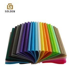 Golden Recycled Lower Price Waterproof Custom Supplier PP Spunbond Spun Bond Polypropylene Non Woven Fabric