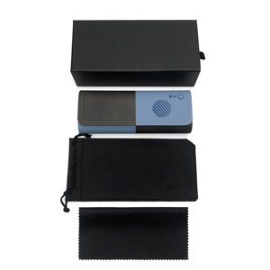 Kính mát Hộp bao bì da biểu tượng tùy chỉnh Kính mát trường hợp bao bì Bộ trường hợp lưu trữ bao bì hộp làm sạch vải bộ - Product Image 1