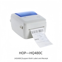 Imprimante d'étiquettes thermiques Xinliantimes en stock, machine d'impression d'autocollants en rouleau de 37 mm à 123 mm, 203 dpi, USB + garantie 1 an