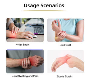 En gros Manchon de compression tricoté pour poignet, bandeau absorbant la transpiration, pour le soulagement des tensions et des douleurs articulaires du poignet dues au froid - Product Image 2