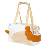 Sac de transport pour animaux de compagnie en forme de lion mignon, sac à main portable en tissu pour chat, petit chien, promenade en plein air