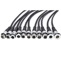 Connecteur étanche M12 4 broches avec LED, connecteur étanche 2, 3, 5, 6 broches circulaire sans soudure pour bande LED