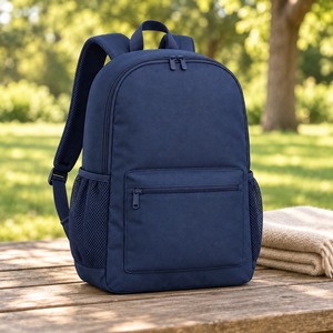 Sac à dos isotherme 22L avec poche avant et poches latérales en filet, sac isotherme pour pique-nique, cadeau d'entreprise, logo personnalisé - Product Image 1