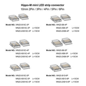 Conector de Tira LED de 2 Pines, 3 Pines, 4 Pines, 5 Pines y 6 Pines para Tira de Luz LED de un Solo Color, CCT, RGB, RGBW, RGBWW, 2835, 3528, 5050 - Product Image 3