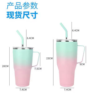 Thermos en acier inoxydable de grande capacité de 40 oz, gobelet de voiture anti-fuite pour boissons chaudes et froides - Product Image 4