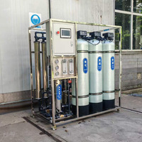 Système de purification d'eau RO 1T/H compact et portable, installation facile pour l'industrie alimentaire et des boissons, production d'eau à petite échelle
