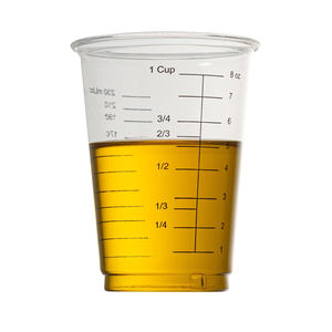 सस्ती कीमत फैक्टरी प्रत्यक्ष बिक्री प्लास्टिक ग्रेजुएटेड स्पष्ट 8oz 10oz 230ml मापने कप पैमाने के साथ - Product Image 6