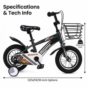 Vélo pour enfants, garçons et filles, nouveau design, mini-vélo en acier à quatre roues, roues de 12 à 16 pouces, pour les enfants de 2 à 8 ans - Product Image 4