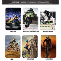 Gants de vélo personnalisés à doigts complets, écran tactile LED, cuir sport 3D, conduite à vélo, imperméables, coupe-vent, antidérapants