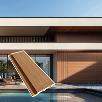 Nouveau produit ASA, panneau mural WPC extérieur, imperméable, isolation thermique, revêtement de façade extérieur, naturel