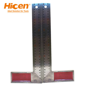 Penggaris kotak tukang kayu dengan gagang baja merah - Product Image 3