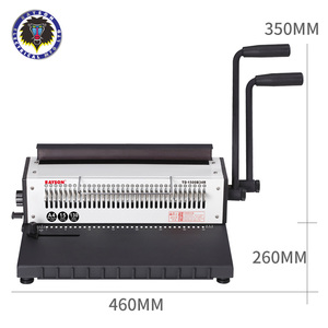 Machine à relier manuelle HO KINH DOANH HUANG KAI TD-1500B34R en stock usine, format 3:1, pour reliure double spirale avec reliure à 2 fils personnalisable - Product Image 3