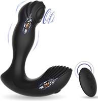 OEM Elektrischer Silikon-Prostatamassager mit Fernbedienung, Rotierendes Anal-Sexspielzeug für Frauen & Männer