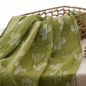 Couverture à langer en mousseline tricotée bio 200TC pour bébé Couette douce avec imprimé de points d'animaux de festival Idée <span class=keywords><strong>cadeau</strong></span> parfaite - Product Image 5