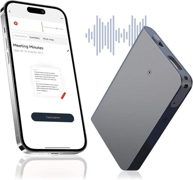 Hot Selling One Click Start Voice Activated Recorder Mini Dictaphone for Business Interview Conference
