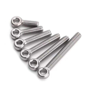 Prix usine Chine Vis à œil pivotant en acier inoxydable et acier au carbone M6 M8 M10 M12 avec anneau de jonction et trou de fixation à œil de poisson - Product Image 4