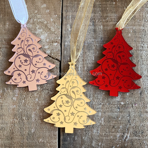 Pallina in acrilico, primo natale come Mr & Mrs, decorazioni natalizie per matrimonio - Product Image 6