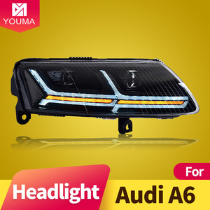 Phares de voiture Styg pour Audi 2005-2011 A6 C5 C6 Phares LED Signal dynamique Animation DRL Bi Xenon Accessoires Auto - Product Image 2