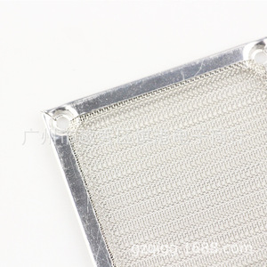 Couvercle anti-poussière en acier inoxydable, 8Cm, pour ventilateur de refroidissement, ventilateur à flux axial, filtre en maille argentée - Product Image 3