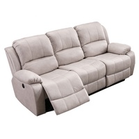 Offre Spéciale 1 + 2 + 3 fonctionnelle manuel en cuir coupe canapé inclinable ensemble 3 places pour meubles de salon