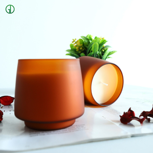 Wedding <strong>Decoration</strong> Borosilicate Glass Candle <strong>Jars</strong> Amber Glass Candles Holders Glass Container Candle <strong>Jar</strong> - Product Image 4