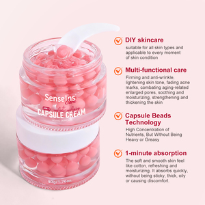 ครีมบำรุงผิวหน้าแบบแคปซูล ลดเลือนริ้วรอย สูตรออร์แกนิค ช่วยเติมความชุ่มชื้น ฟื้นฟูผิวกระจ่างใส  รับผลิตแบรนด์ส่วนตัว - Product Image 2